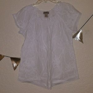 Fun Flower Textured Top